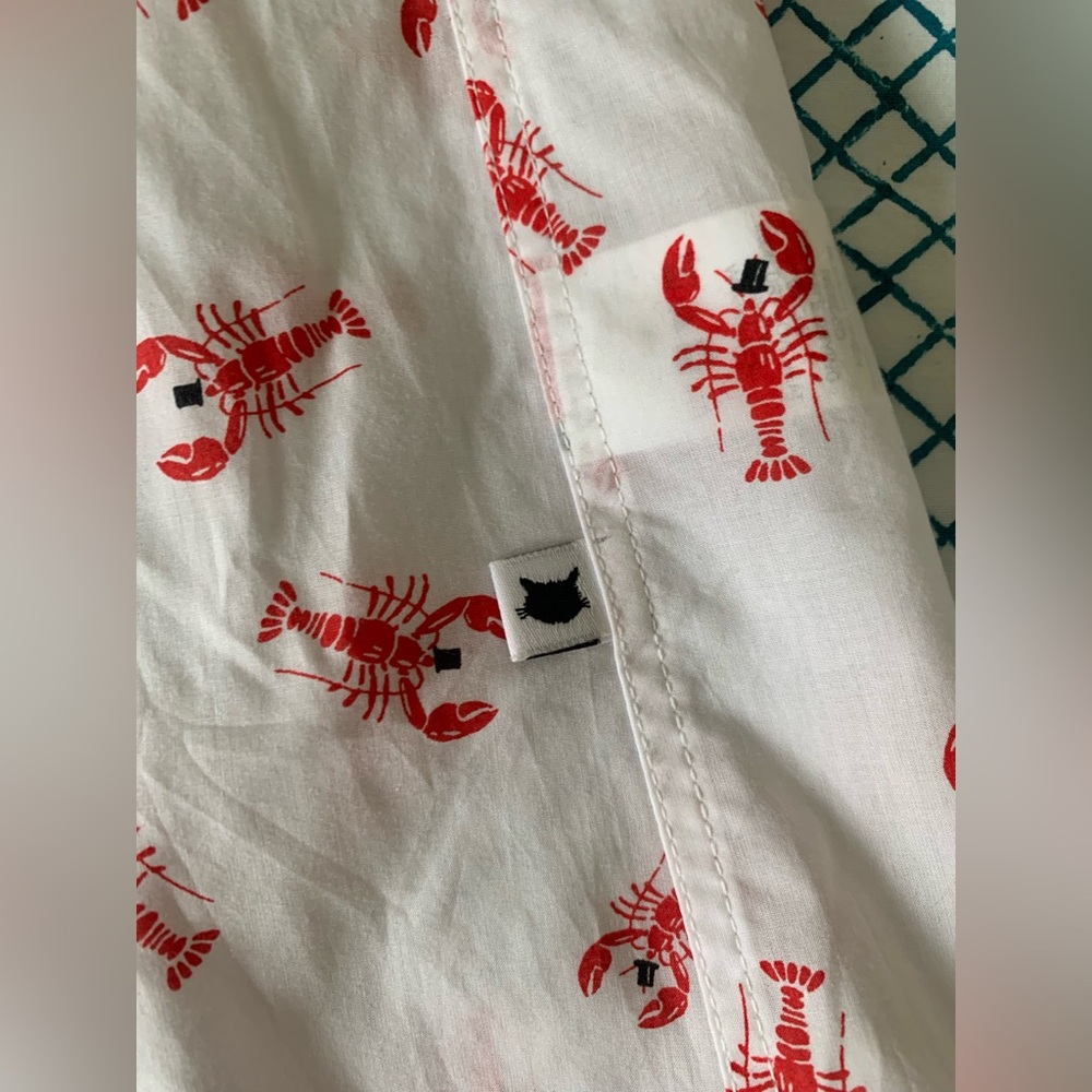 The Cat’s Pajamas Mister Lobster Luxe Pima Sleeveless Nightshirt Size L NEW - Picture 10 of 16